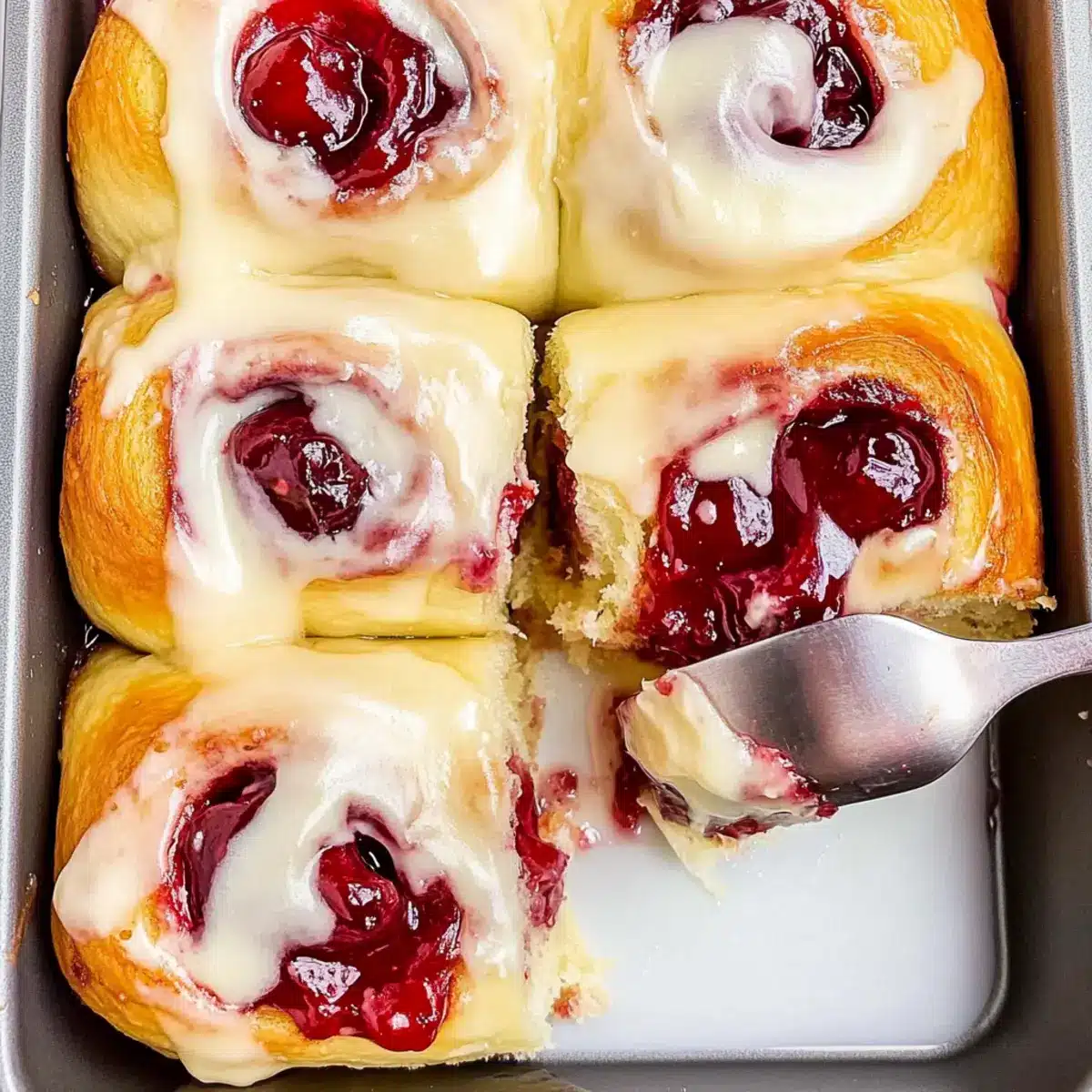 Cherry Sweet Rolls Recipe